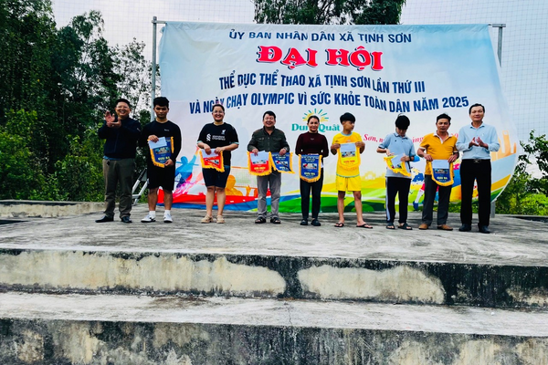 Bế mạc Đại hội thể dục thể thao xã Tịnh Sơn lần thứ III năm 2025